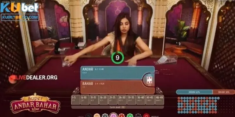 Luật chơi Andar Bahar đơn giản và dễ hiểu